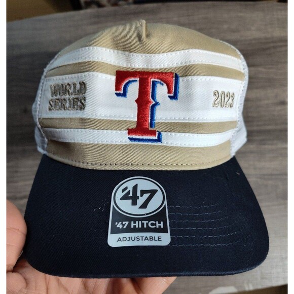 Texas Rangers 2023 World Series Champions Trucker Hat 47’ Brand Never Worn - Picture 2 of 9